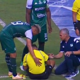 ¿Qué sanción tendrá el Deportivo Cali por el 'botellazo' al juez de línea?