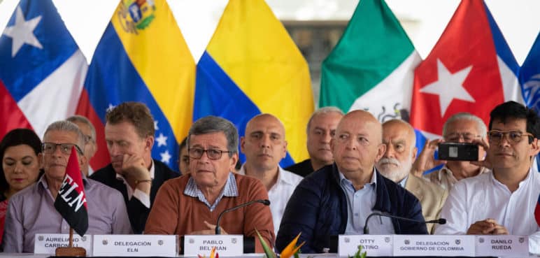Gobierno colombiano y guerrilla del ELN abren el cuarto ciclo de diálogos en Caracas