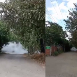 Video: Permanece cerrada la vía Yumbo-Mulaló tras una gran fuga de gas