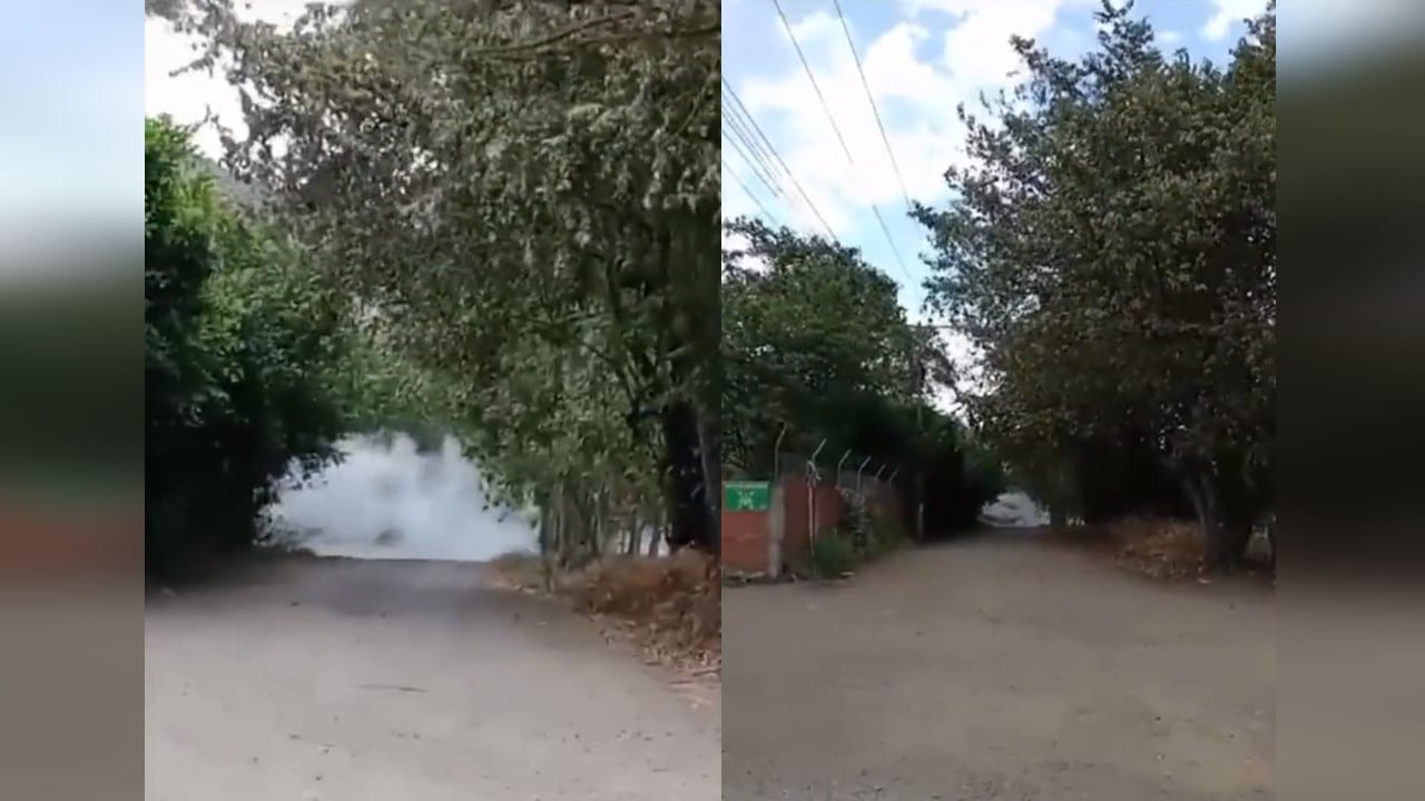 ¡Atención! Bomberos lograron controlar la fuga en la vía Panorama