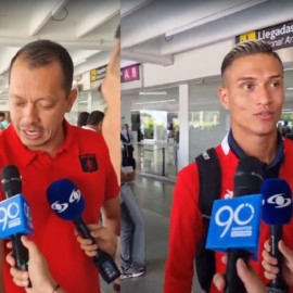 "No podemos hablar": Jugadores del América tras su llegada a Cali