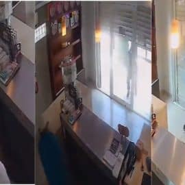 "Mamita ayúdame": ladrón quedó atrapado cuando intentó robar un local