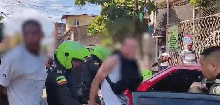 Video: 'De película', autoridades logran frustrar un secuestro en Cali
