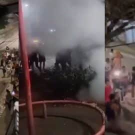 Protesta en colegio de Cali terminó en asonada por presunto caso de abuso sexual