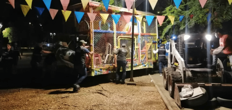 ¡Se lo llevaron todo! Alcaldía recuperó el espacio público en el parque del Ingenio
