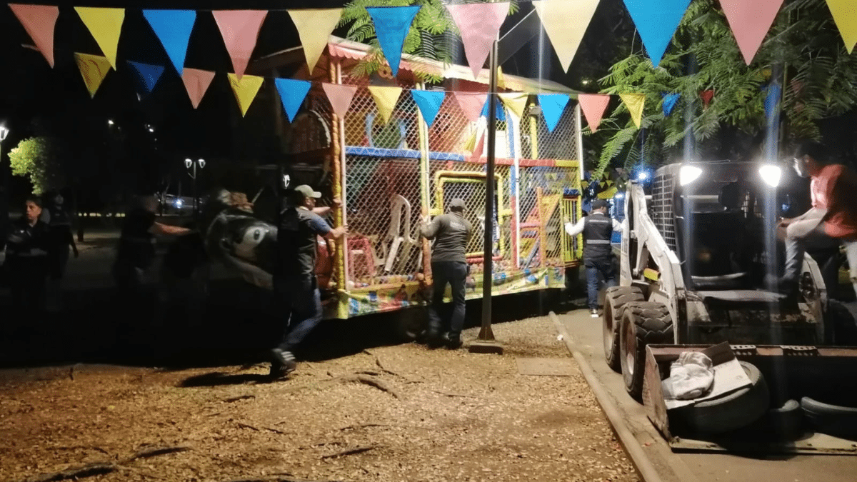 ¡Se lo llevaron todo! Alcaldía recuperó el espacio público en el parque del Ingenio
