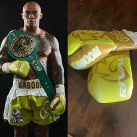 'Nocaut' a la delincuencia: Recuperaron guantes de campeón mundial de boxeo