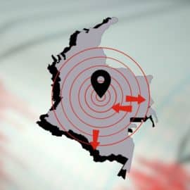 ¿Cuántos temblores se han registrado en Colombia en los últimos quince días?