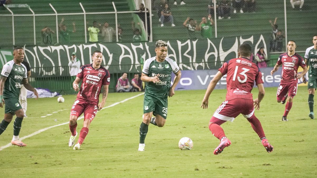 Deportivo Cali tuvo un 'amargo' empate ante el Medellín en Palmaseca