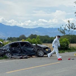 Una bebé: La víctima de trágico accidente de tránsito en la vía Rozo-Cerrito