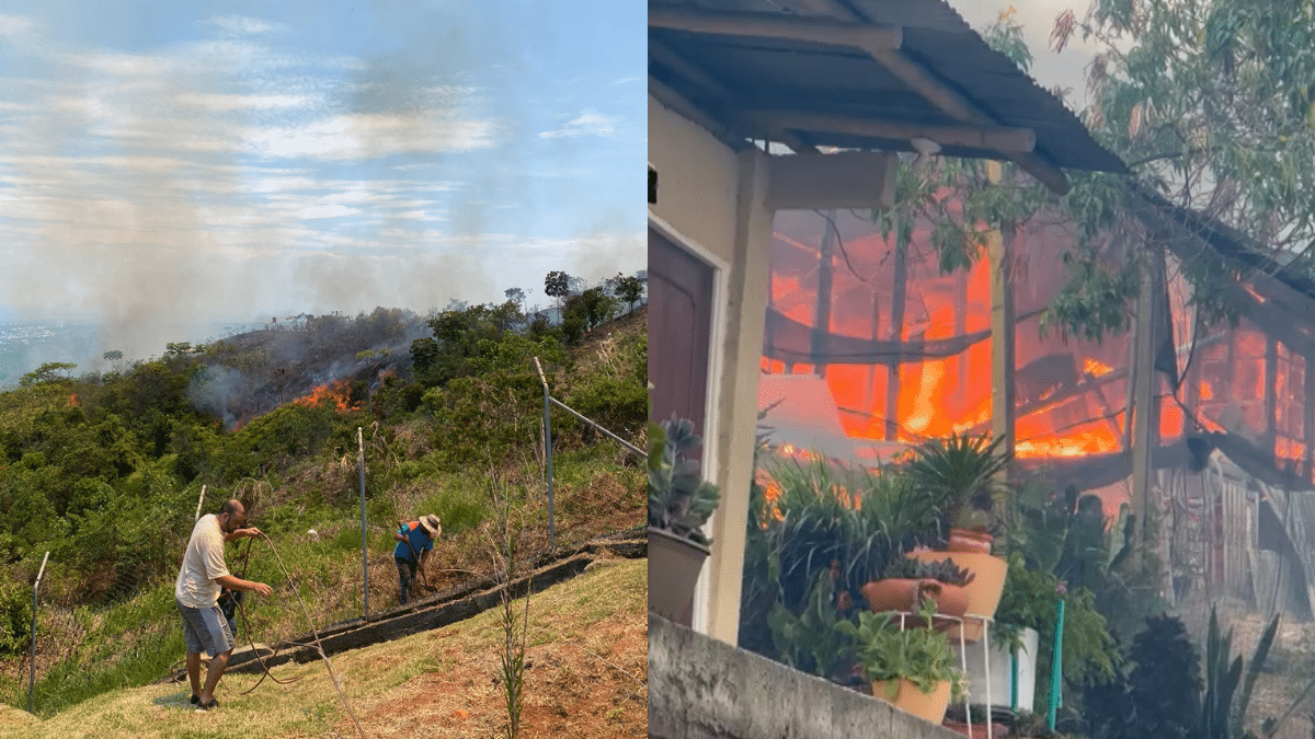 ¡Atención! Bomberos de Cali piden no transitar por la vía a Golondrinas