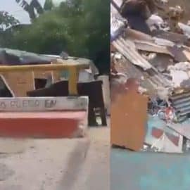 "Con electricidad y televisión": Así son algunos 'cambuches' en el oriente de Cali