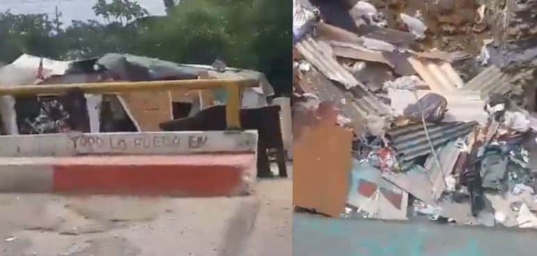 "Con electricidad y televisión": Así son algunos 'cambuches' en el oriente de Cali