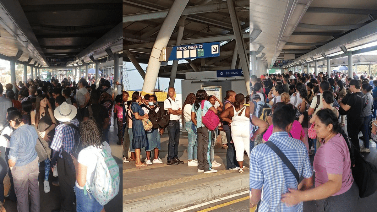 Colapso en el MÍO: Decenas de usuarios llevan más de una hora esperando las rutas
