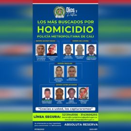 El cartel de los más buscados de Cali: Ofrecen recompensa hasta de  millones