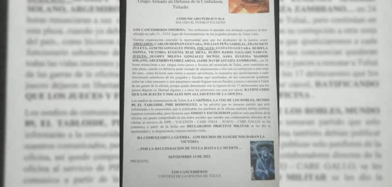 Crisis en Tulúa: Crece la alerta por riesgo para periodistas