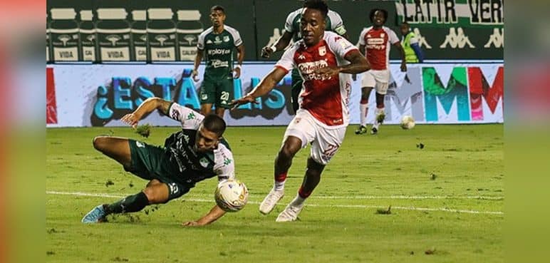 ¡Puntos para todos! Deportivo Cali y Santa Fe igualaron en Palmaseca