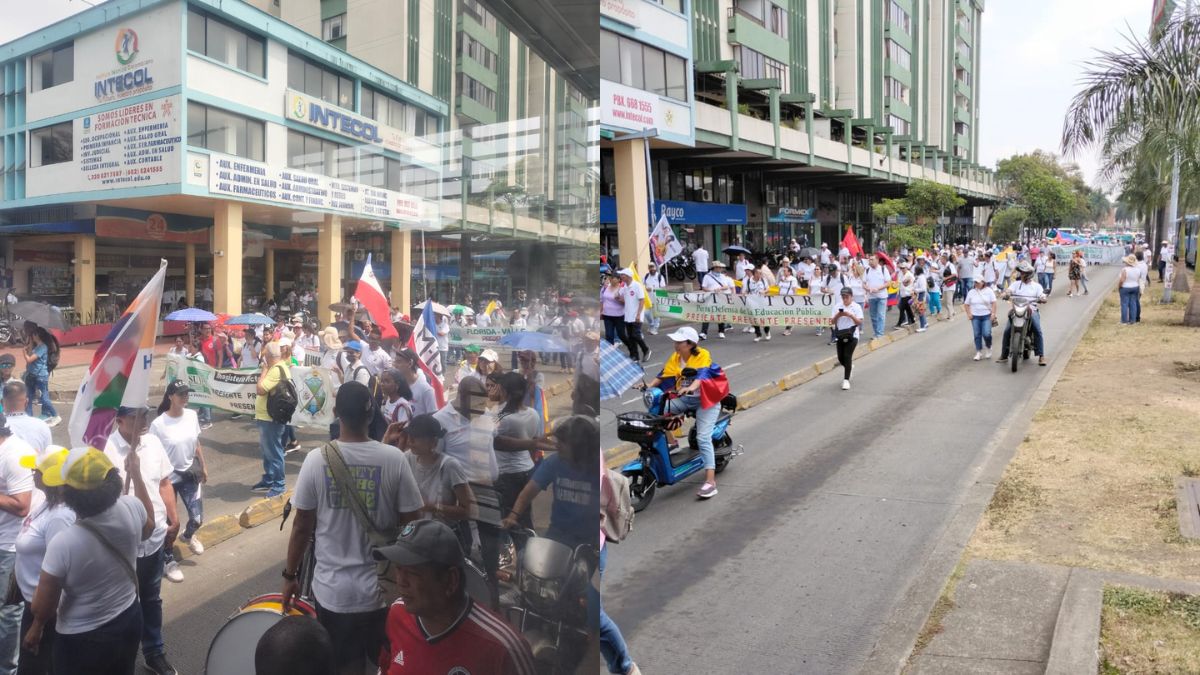 En vivo: Así avanzan las marchas a favor de Gustavo Petro en Cali