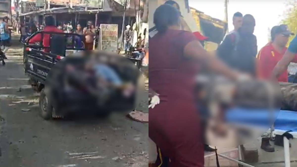 Video: Así fue el traslado de los heridos tras atentado en Timba, Cauca