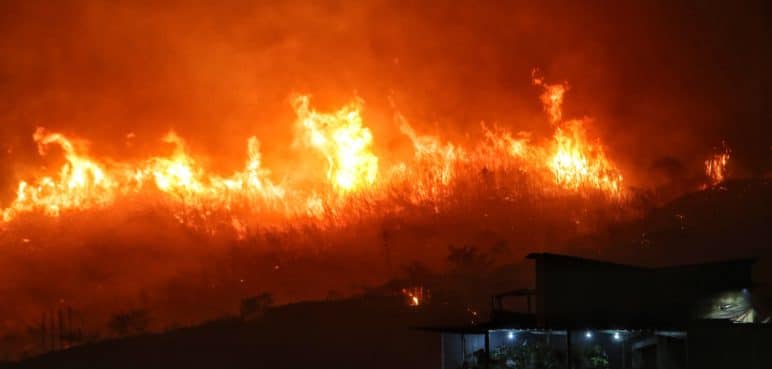 "No hemos ordenado evacuar": Alcalde de Cali ante incendio que amenaza viviendas