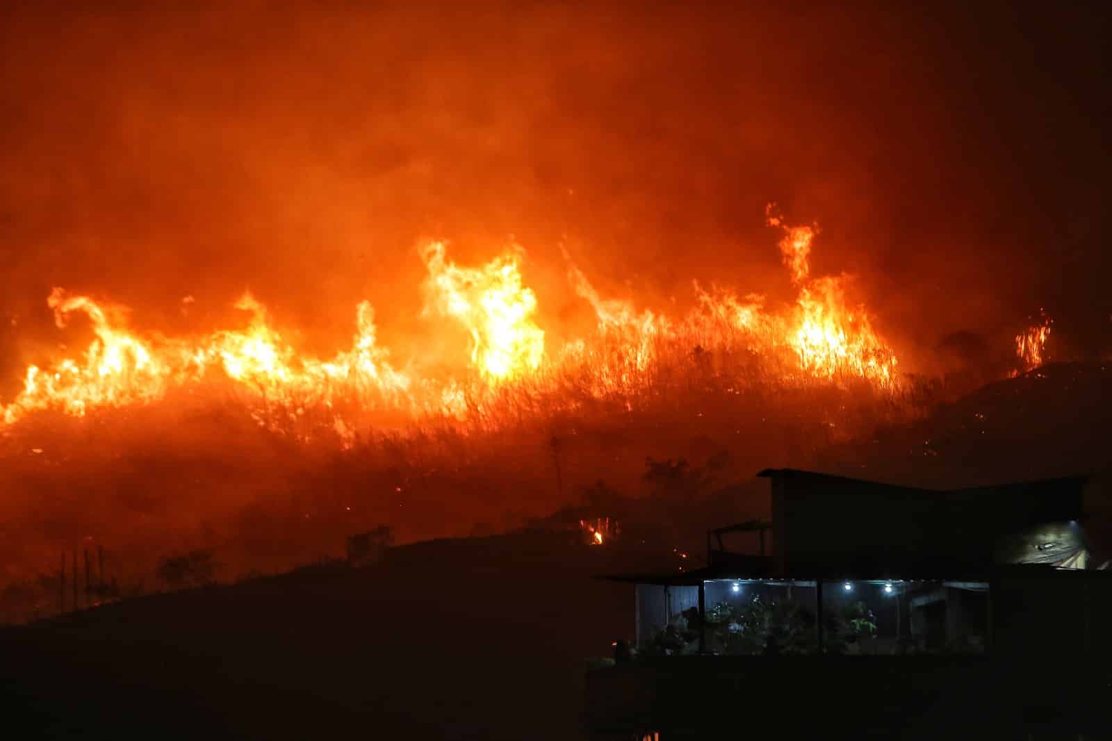 Ofrecen millonaria recompensa por autores de incendio forestal en Altos de Menga