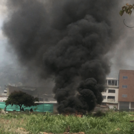 Incendio en el centro de Cali dejó una persona y un perro incinerados