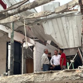 Ministro de Defensa visitó Potrerito tras atentado con 'carro bomba'