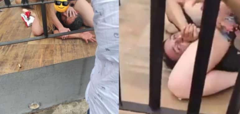 Mujer con experiencia en artes marciales sometió con fuerza a un ladrón