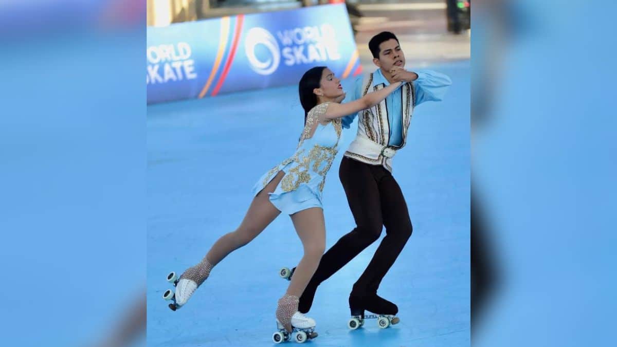 ¡'Danza dorada'! Vallecaucanos ganaron el oro en Mundial de Patinaje