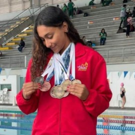 Nadadores vallecaucanos representan a Colombia en suramericano en Argentina