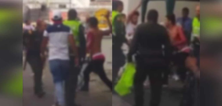 Video: Dos hombres protagonizaron una riña callejera en pleno centro de Cali