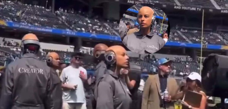 ¡Incluso pueden parpadear! Robots humanoides aparecen en juego de NFL