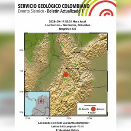 ¿Sintió algo? Fuerte temblor sacudió a Colombia en la madrugada de este jueves