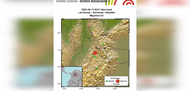 ¿Sintió algo? Fuerte temblor sacudió a Colombia en la madrugada de este jueves