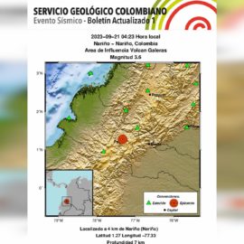 ¿Sintió algo? Fuerte temblor sacudió a Colombia en la madrugada de este jueves