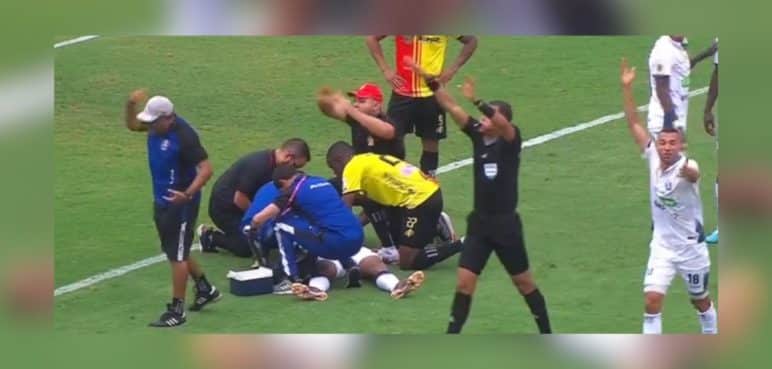 Video: Jugador del Once Caldas se desmayó en pleno partido