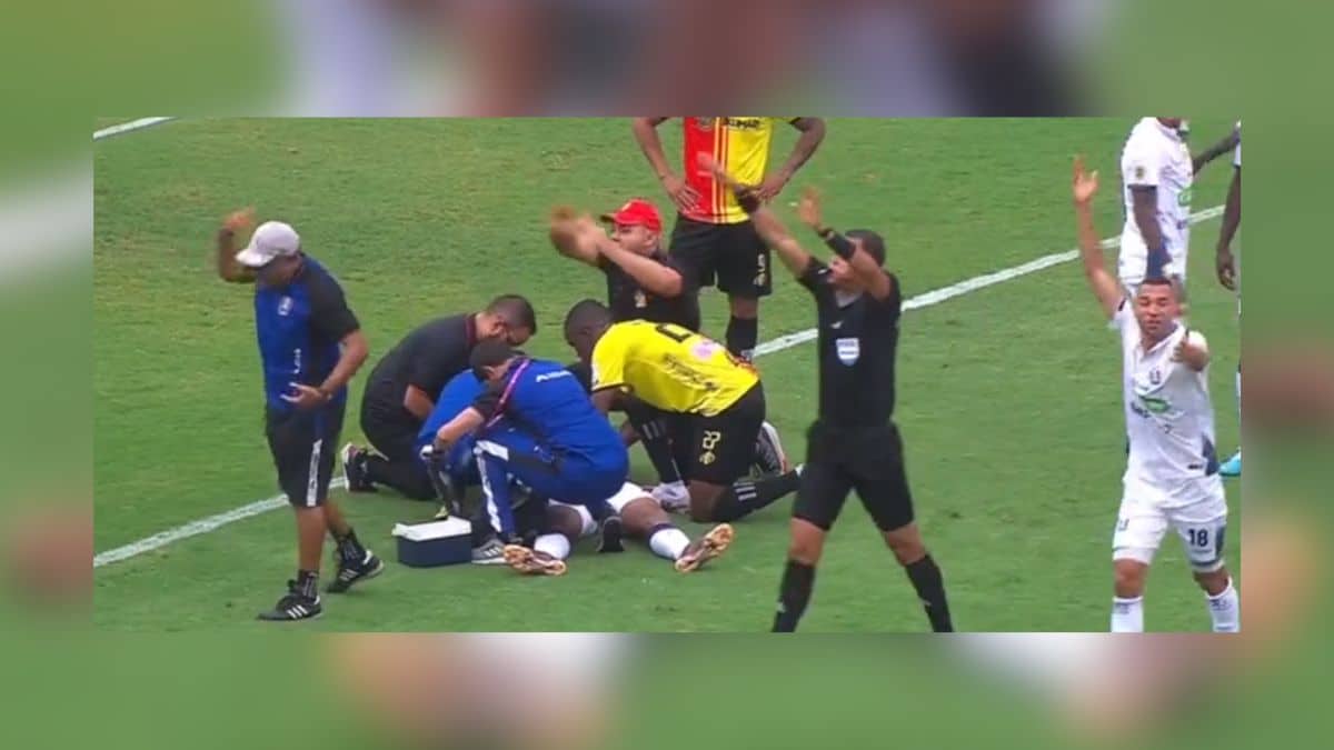 Video: Jugador del Once Caldas se desmayó en pleno partido