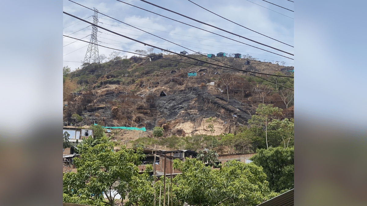 Video: Nuevamente invadieron el cerro de La Antena tras incendio forestal