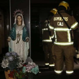 ¿Un milagro? Intacta y sin un rasguño encontraron a una virgen en El Tesoro tras incendio