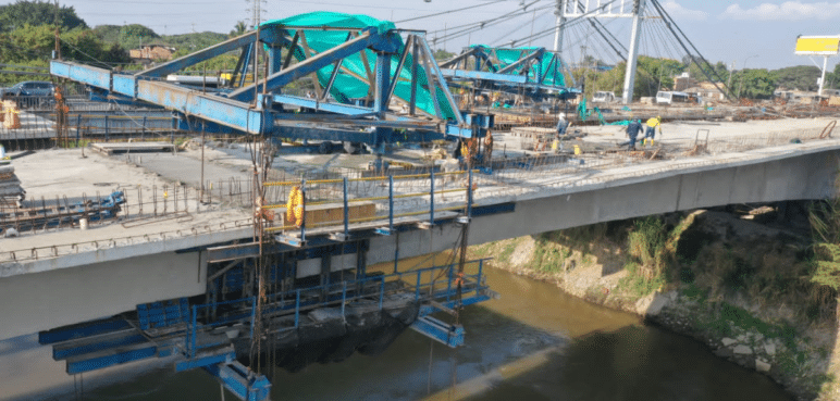 Ya está lista la calzada norte del nuevo puente de Juanchito: Así quedó