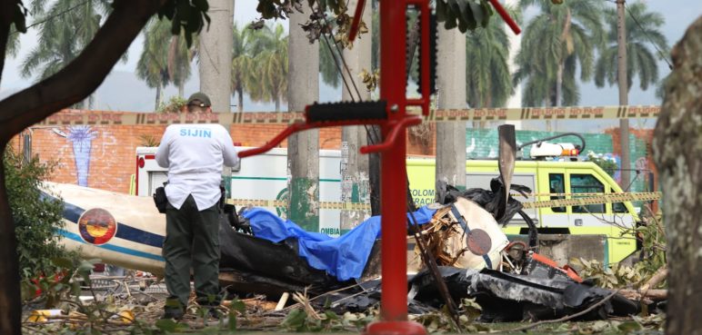 "Gracias caleños": FAC se pronunció sobre accidente de avioneta en Cali
