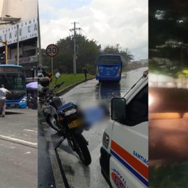 ¡Al límite de la imprudencia! Cuatro accidentes involucran buses del MÍO