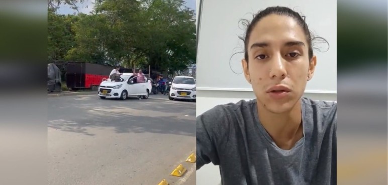 "Este no soy yo": Joven que agredió a conductor en el sur Cali se disculpó