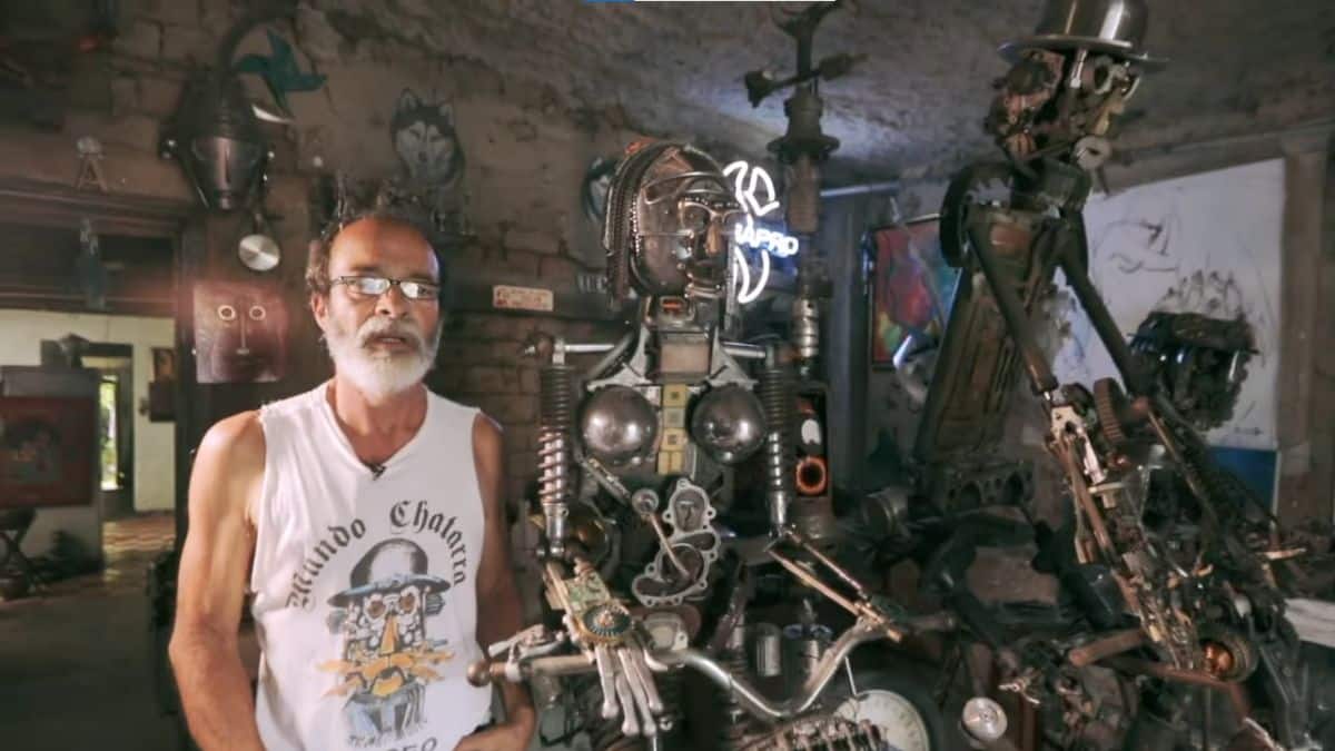 Museo con materiales reciclados: el 'Quijote de la Mancha' personaje principal