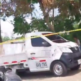 Balacera en Cali: Conductor falleció y otra persona resultó herida