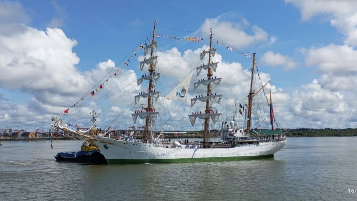 ¡Prográmese! Hasta hoy podrá visitar el gran Buque 'Gloria' en Buenaventura