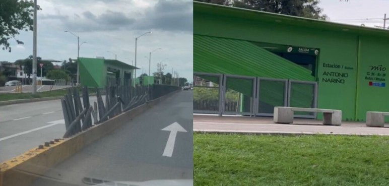 Puertas descolgadas: Ya se reportan daños en la troncal del oriente del MÍO