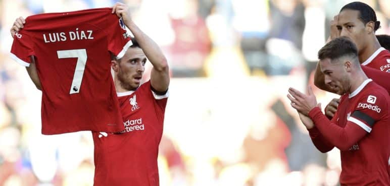 El Liverpool está "al pendiente" del secuestro de los padres de Luis Díaz