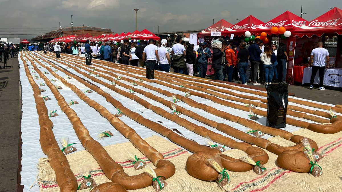 ¡Un nuevo récord! El pan más grande del mundo se preparó en Colombia