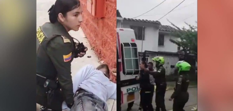 "Ella fue un ángel": Patrullera se enfrentó a delincuentes en el sur de Cali